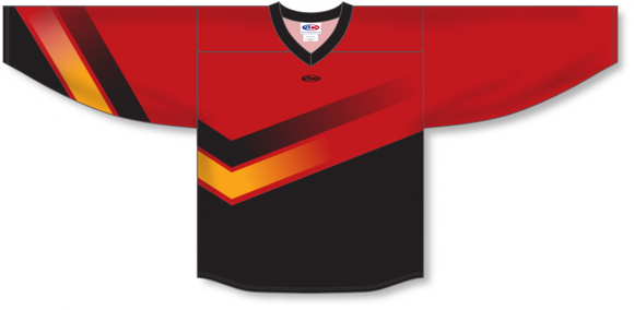 Athletic Knit (AK) Custom ZH101-VAN3078 Vancouver Canucks Red Sublimated Hockey Jersey