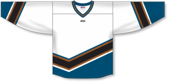 Athletic Knit (AK) Custom ZH101-WAS607B Washington Capitals White Sublimated Hockey Jersey