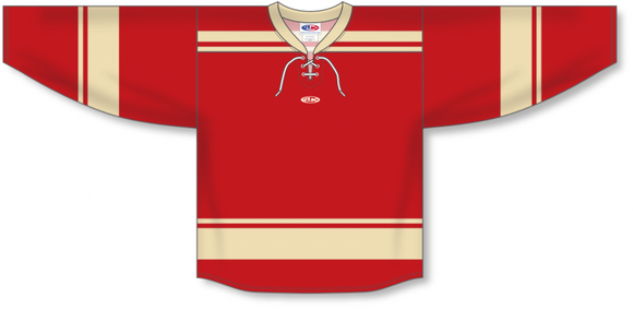 Athletic Knit (AK) Custom ZH121-DET3025 Detroit Red Wings Red Sublimated Hockey Jersey