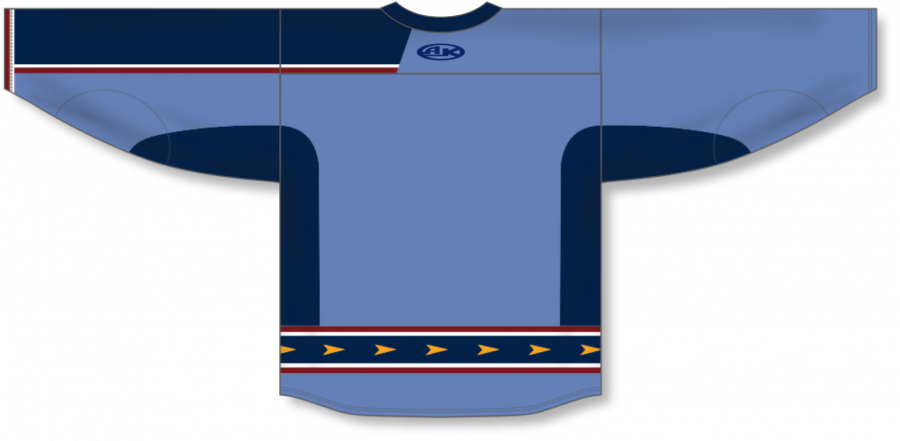 Athletic Knit (AK) Custom ZH131-ATL391C Atlanta Thrashers Blue