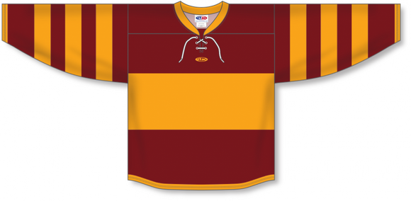 Athletic Knit (AK) Custom ZH131-CAL3014 Calgary Flames AV Red Sublimated Hockey Jersey