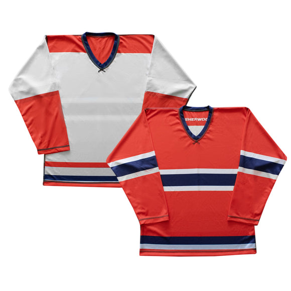 Sherwood SPR300 Montreal Canadiens Reversible NHL Hockey Jersey - Durable & Lightweight