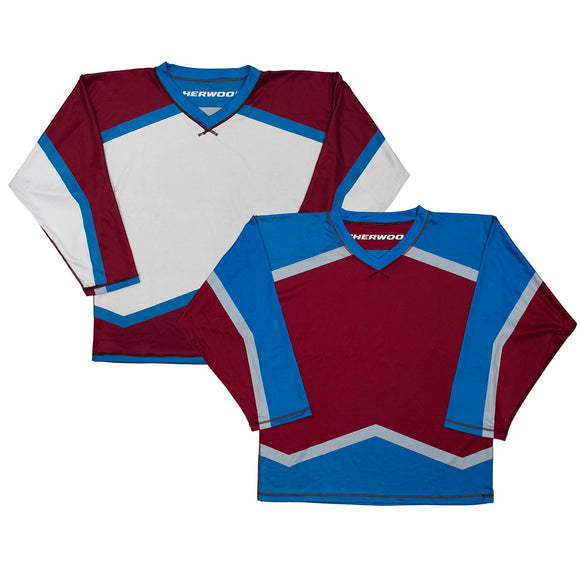Sherwood SPR300 Colorado Avalanche NHL Reversible Hockey Jersey Lightweight Home Away