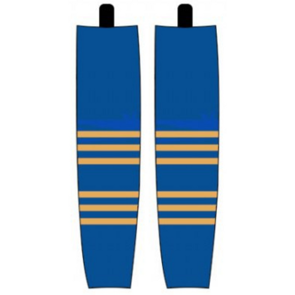 Modelline 1970s Buffalo Sabres Away Royal Blue Sublimated Mesh Ice Hockey Socks