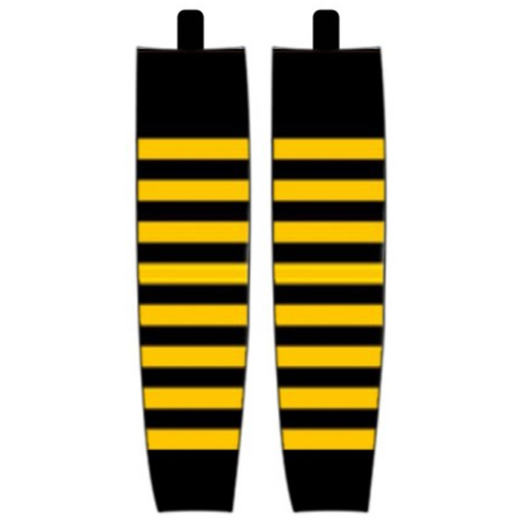 Modelline 1923-25 Hamilton Tigers Black Sublimated Mesh Ice Hockey Socks