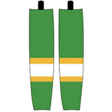 Modelline 1970s Minnesota North Stars Away Kelly Green Sublimated Mesh Ice Hockey Socks