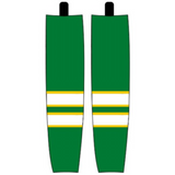 Modelline 1975-76 Minnesota North Stars Away Kelly Green Sublimated Mesh Ice Hockey Socks