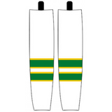 Modelline 1975-76 Minnesota North Stars Home White Sublimated Mesh Ice Hockey Socks