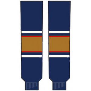 Modelline 2000-11 Edmonton Oilers Home Navy Knit Ice Hockey Socks