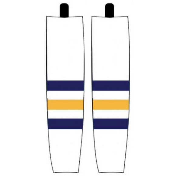 Modelline 2008 Buffalo Sabres Winter Classic White Sublimated Mesh Ice Hockey Socks