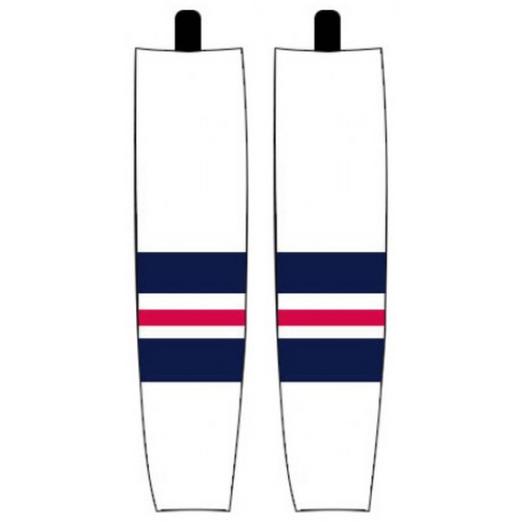 Modelline 2014 New York Rangers Stadium Series White Sublimated Mesh Ice Hockey Socks