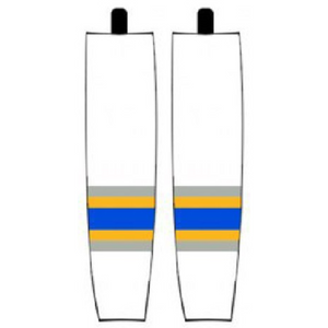 Modelline 2022 Buffalo Sabres Reverse Retro White Sublimated Mesh Ice Hockey Socks