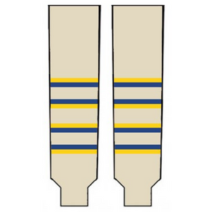 Modelline 2022 Buffalo Sabres Heritage Classic Sand/Gold/Royal Blue Knit Ice Hockey Socks