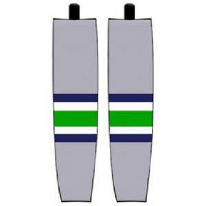 Modelline 2022 Carolina Hurricanes Reverse Retro Hartford Whalers Grey Sublimated Mesh Ice Hockey Socks