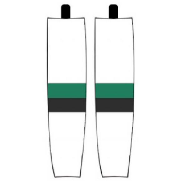 Modelline 2022 Dallas Stars Reverse Retro White Sublimated Mesh Ice Hockey Socks