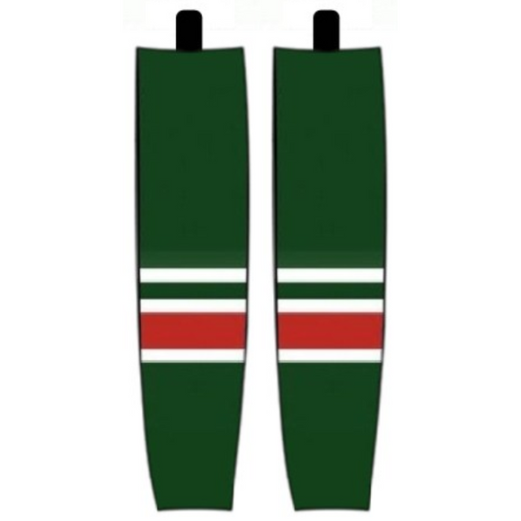Modelline 2022 New Jersey Devils Reverse Retro Dark Green Sublimated Mesh Ice Hockey Socks