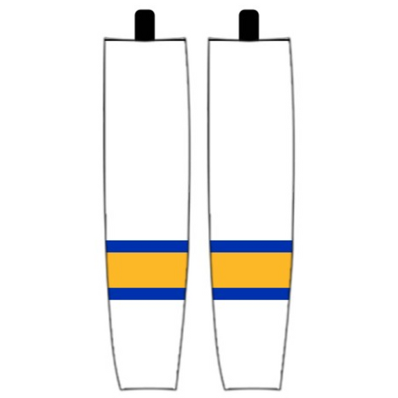 Modelline 2023 Buffalo Sabres Reverse Retro White Sublimated Mesh Ice Hockey Socks