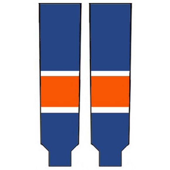 Modelline 2023 Edmonton Oilers Heritage Classic Royal Blue Knit Ice Hockey Socks