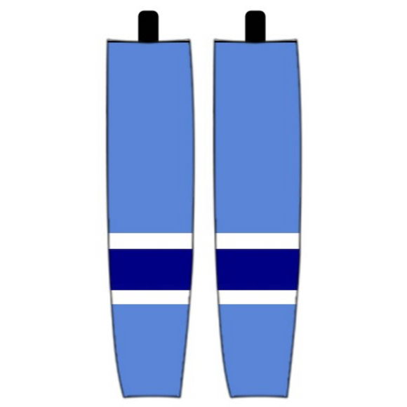 Modelline 2023 Montreal Canadiens Reverse Retro Powder Blue Sublimated Mesh Ice Hockey Socks