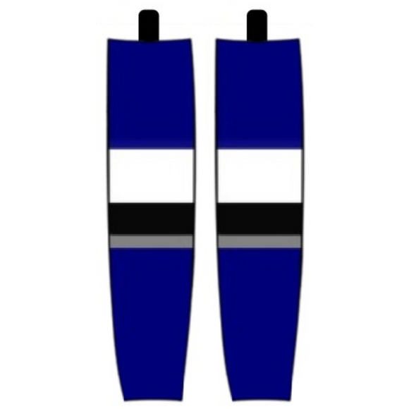 Modelline 2023 Tampa Bay Lightning Reverse Retro Royal Blue Sublimated Mesh Ice Hockey Socks