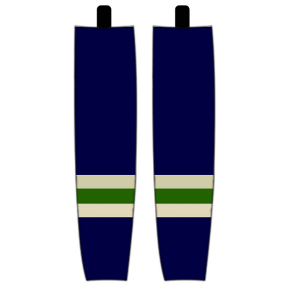 Modelline 2023 Vancouver Canucks Reverse Retro Navy Sublimated Mesh Ice Hockey Socks