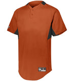 Holloway Game 7 Orange/Black Youth Two-Button Baseball Jersey