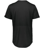 Russell Five Tool Black Full-Button Front Adult Baseball Jersey