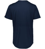 Russell Five Tool Navy Full-Button Front Adult Baseball Jersey