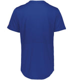 Russell Five Tool Royal Blue Full-Button Front Adult Baseball Jersey