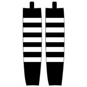 Modelline 1927-28 Chicago Blackhawks Black Sublimated Mesh Ice Hockey Socks