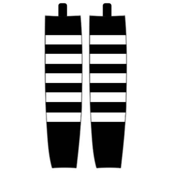 Modelline 1927-28 Chicago Blackhawks Black Sublimated Mesh Ice Hockey Socks