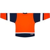 Kobe 5200 Orange/Navy/White Midweight League Hockey Jersey