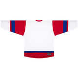Kobe 5200 White/Red/Royal Blue Midweight League Hockey Jersey