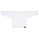 Kobe 5400 White Mid Weight Pro Knit Practice Hockey Jersey
