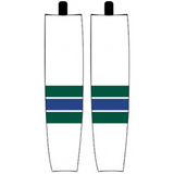 Modelline 1967-68 Oakland Seals Home White Sublimated Mesh Ice Hockey Socks