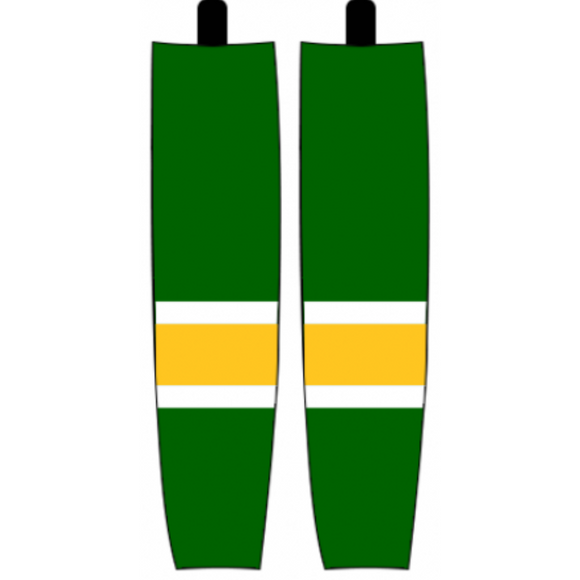 Modelline 1973-74 California Golden Seals Away Kelly Green Sublimated Mesh Ice Hockey Socks