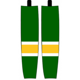 Modelline 1973-74 California Golden Seals Away Kelly Green Sublimated Mesh Ice Hockey Socks