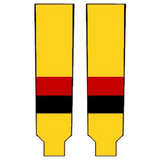 Modelline 1980s Vancouver Canucks Home Gold Knit Ice Hockey Socks