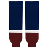 Modelline Colorado Avalanche Alternate Navy Knit Ice Hockey Socks