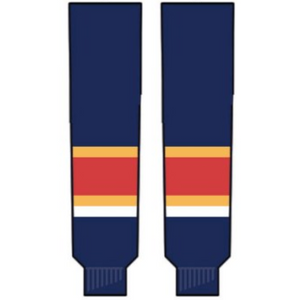 Modelline 1990s Florida Panthers Third Navy Knit Ice Hockey Socks