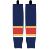 Modelline 1990s Florida Panthers Third Navy Sublimated Mesh Ice Hockey Socks