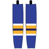 Modelline 1990s St. Louis Blues Home Royal Blue Sublimated Mesh Ice Hockey Socks