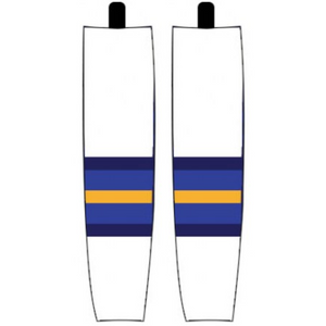 Modelline 1990s St. Louis Blues Away White Sublimated Mesh Ice Hockey Socks