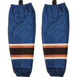 Modelline 1990s Washington Capitals Home Capital Blue Sublimated Mesh Ice Hockey Socks