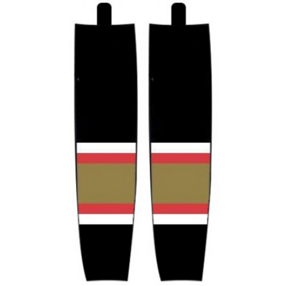 Modelline 1992-2000 Ottawa Senators Third Black Sublimated Mesh Ice Hockey Socks