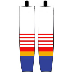 Modelline 1996-97 St. Louis Blues Home White Sublimated Mesh Ice Hockey Socks