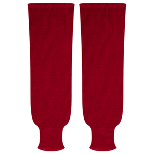 Kobe Sportswear 9800P Red Knit Practice Ice Hockey Socks