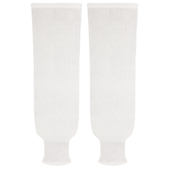 Kobe Sportswear 9800P White Knit Practice Ice Hockey Socks