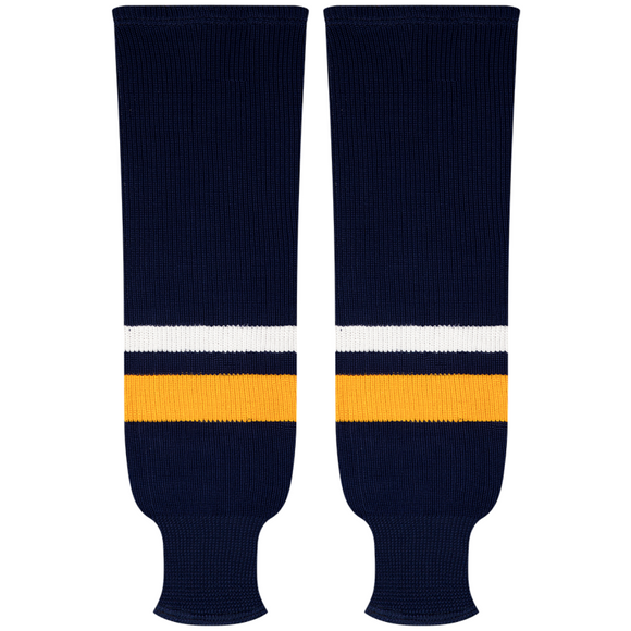Kobe Sportswear 9802A Buffalo Sabres Away Pro Knit Ice Hockey Socks