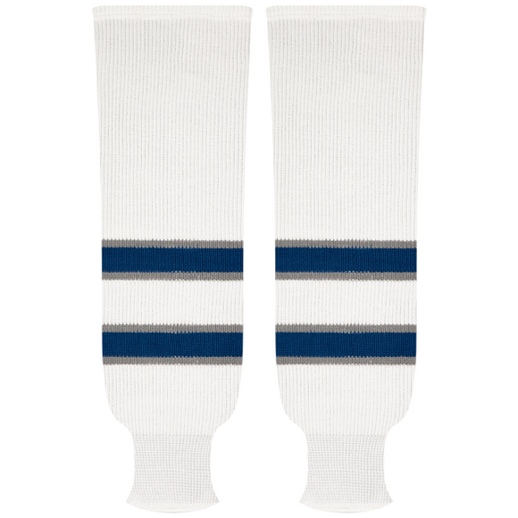 Kobe Sportswear 9803H Winnipeg Jets White Pro Knit Ice Hockey Socks